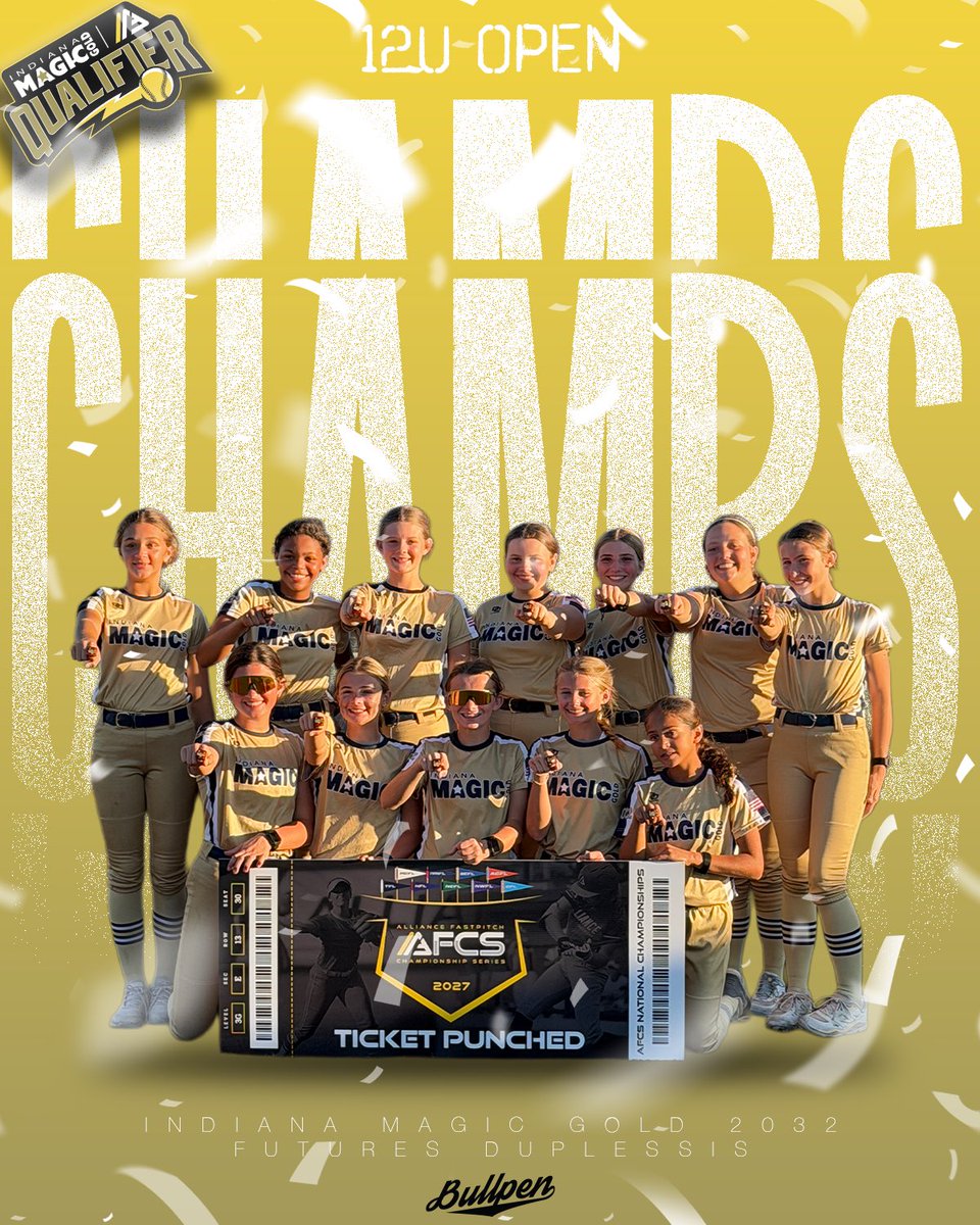 PBTIndy's tweet photo. 🥇Congratulations to Indiana Magic Gold 2032 Futures DuPlessis, for winning their division AND getting their ticket into AFCS! 🥇 https://t.co/wFVRhicVXk