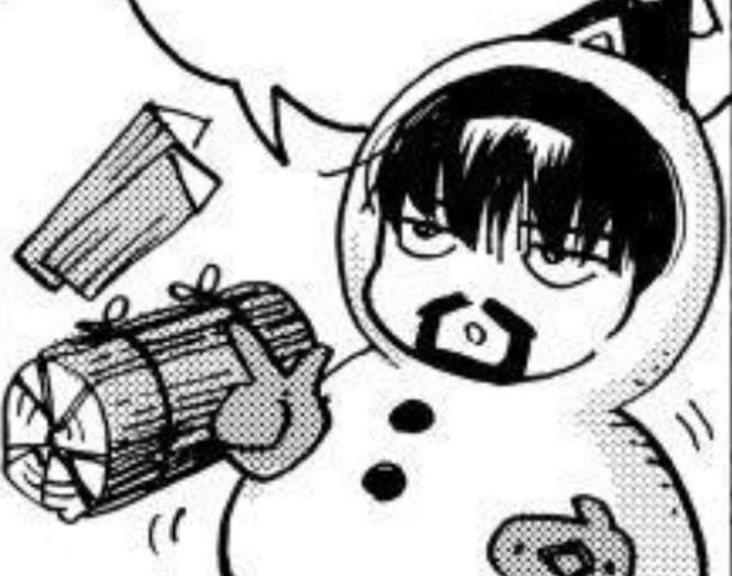 cosmicxexo's tweet photo. snowmanruggio save me snowmanruggio with your perfectly round plumpness and geometrically squarish beard and half moon eyes and  dark choppy bangs and little pointy hat and stupid little penguin gloves https://t.co/pmpnozUyyz