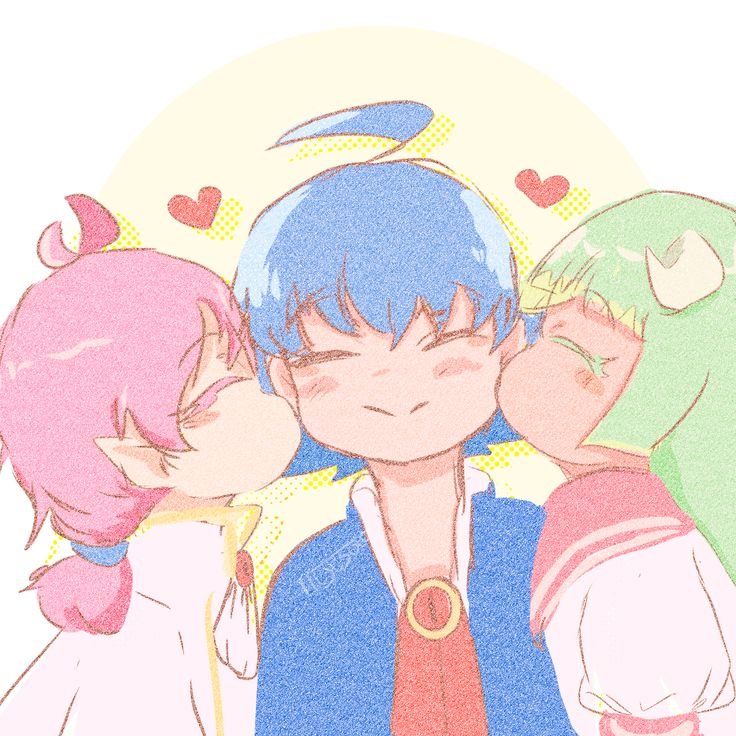 Nijisoto's tweet photo. Love trio.
#mairuma #irumasuzuki #aliceasmodeus #claravalac #fanart https://t.co/qsWRXvDKvE