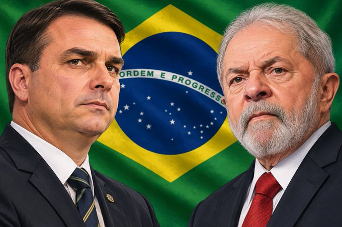 ElTrumpista's tweet photo. PRIMEROS RESULTADOS OFICIALES EN BRASIL!!

🟢 Flavio Bolsonaro - 48.85%
🔴 Lula da Silva - 42.50%

🗳️ 1% votos contados https://t.co/0r68JVh9KU