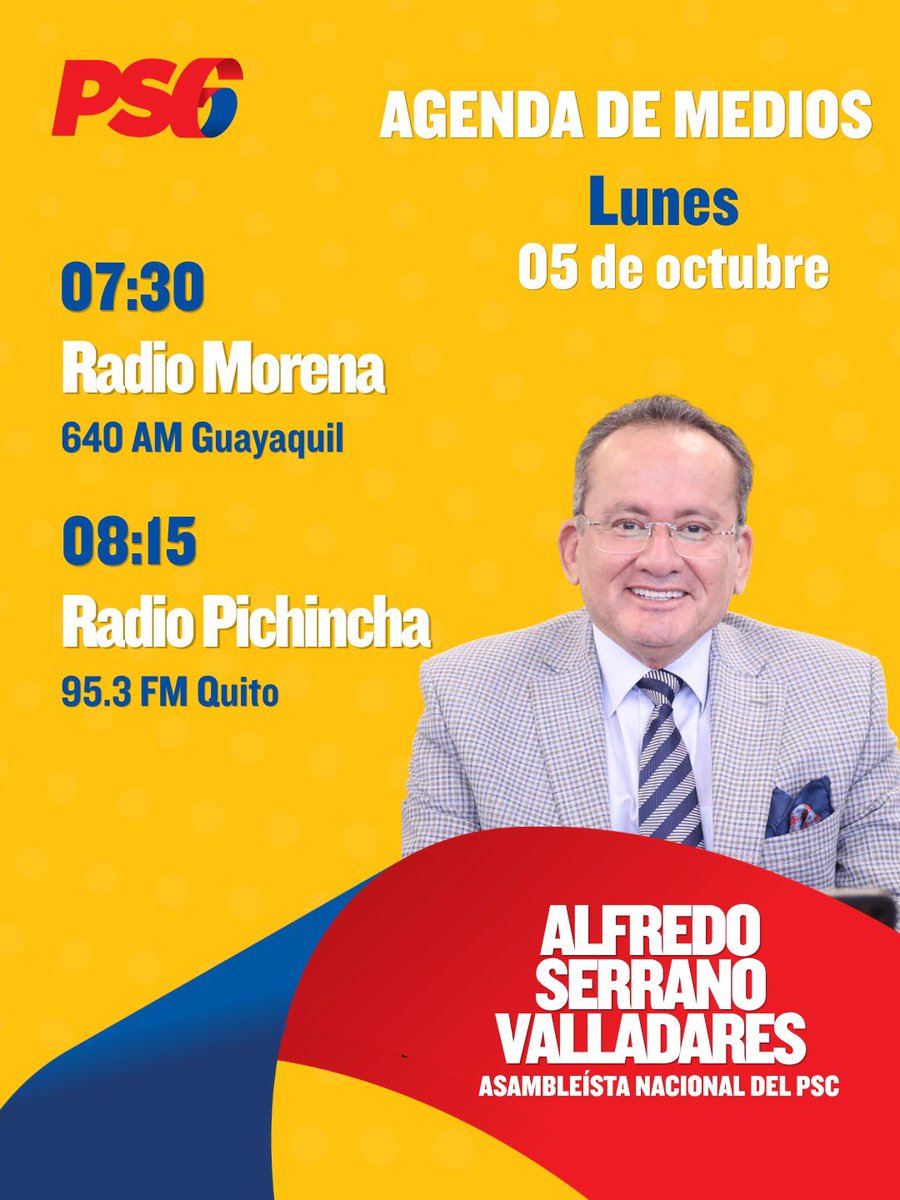 aserranoLA6's tweet photo. Mañana iniciamos la semana conversando sobre los temas que más nos importan! 🎙️ https://t.co/FYqh2PlWRw