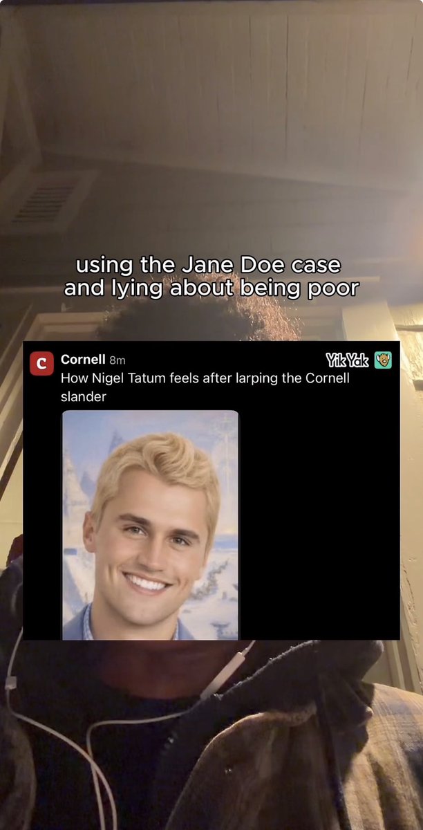 RIRIXION's tweet photo. Cornell student Nigel Tatem, whom you might as the guy who made Jojo character analysis, has been the target of harassment, defamation, and doxxing by his fellow Cornell classmates for speaking out against the Cornell rapists. Jojotwt please go support him ❤️ https://t.co/S3tkwdsFp2