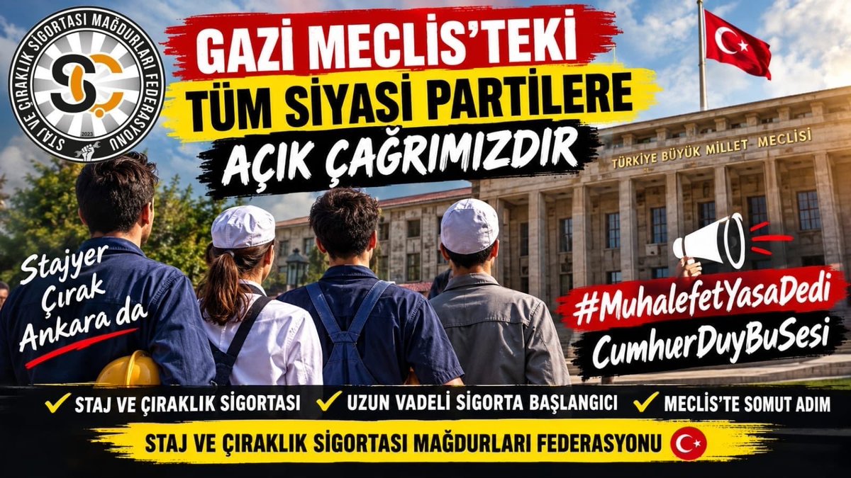 STAJMADURLARID1's tweet photo. Staj ve çıraklıktaki 4/A girişlerimizin emeklilikte başlangıç sayılması talebimizi ilettik. 

Kabul ve destekleri için Sayın 

@mahmutarikansp, @avsinantekin, @CaferGunesSP ve @SaadetPartisi'ne teşekkürler.🙏

Stajyer Çırak Ankara'da
#MuhalefetYasaDediCumhurDuyBuSesi https://t.co/4SlOCmMuuu