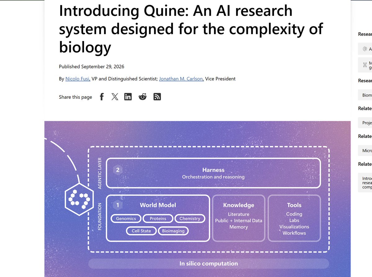 PetaISol's tweet photo. This is genny Microsoft just released anew model that Predicts Cancer and cures it before it begins

Official web: https://t.co/425baMmb9D
https://t.co/7NdJF2LTzf https://t.co/rs7IBjqE8O