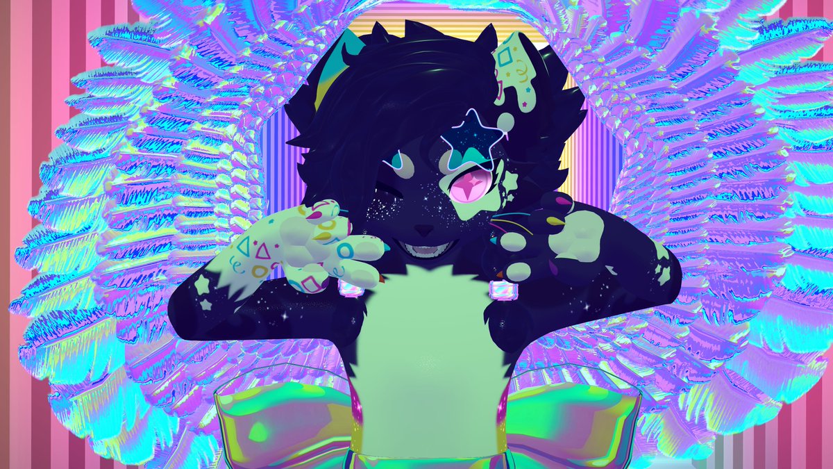 tskumiu's tweet photo. party again like it's the early 2000s and it's your first sip of the night 🧁🌌
free &amp; public confetti nyan mayu out NOW! go grab it from prismics or here
https://t.co/ueFZgfTLJA https://t.co/XDz2rTUQhw