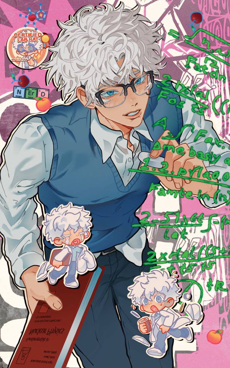 Djuney9's tweet photo. Also want to post them together 🔬🎸🤍🖤

#五夏 https://t.co/P3iD6ccAPu