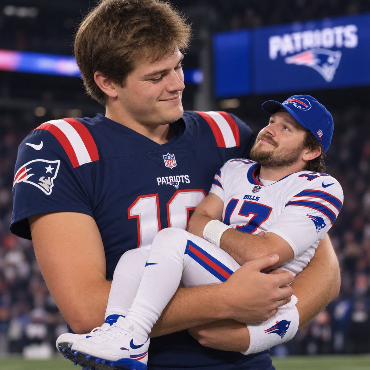 MikeRuelas6's tweet photo. lets go @Patriots 
tu padre drake @JoshAllenQB https://t.co/L8zML9B3Nf