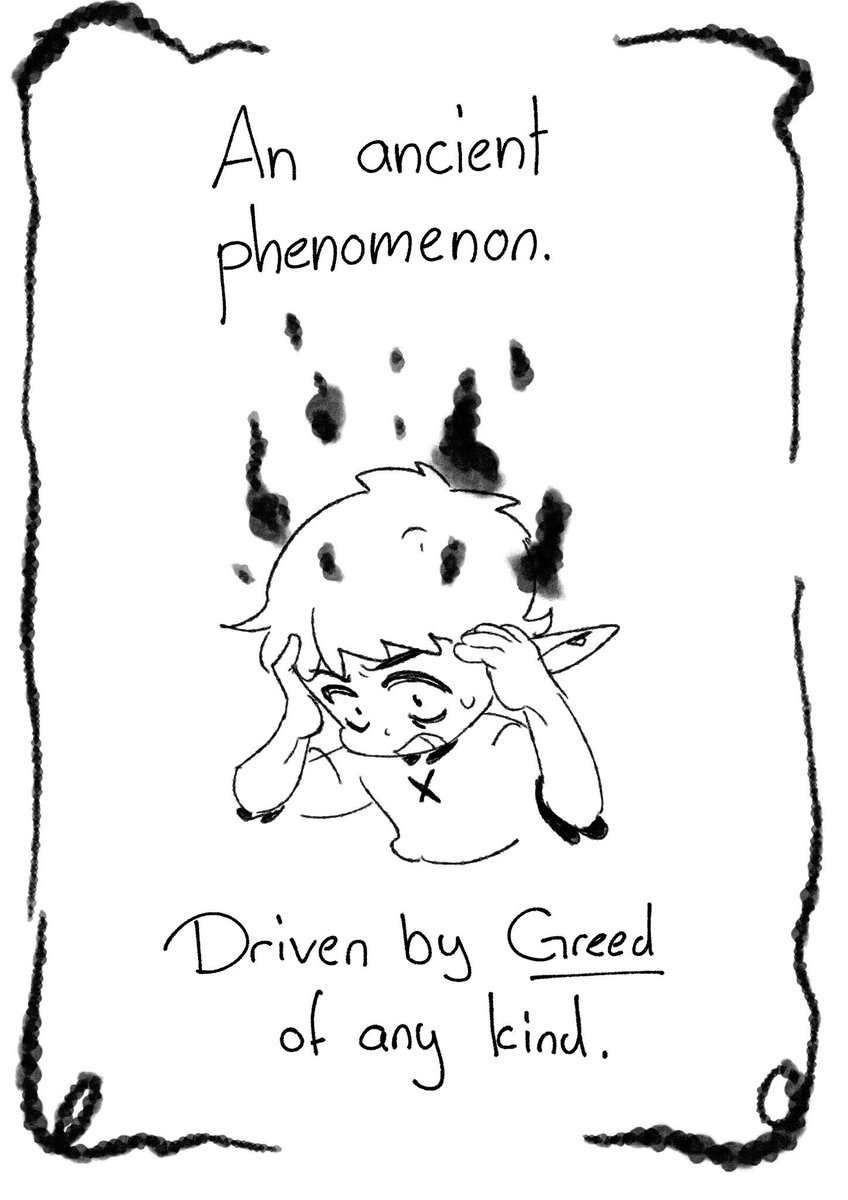 Elf_pixels's tweet photo. Last semester I had the module epic europe, I researched about the dragon sickness and liked it so much that I wanted to insert it into my own story! My version isn‘t about the hoard/gold like in tolkiens version! You can get it by being greedy for power, hate, jealousy etc #Oc https://t.co/nP44Zgd9pi