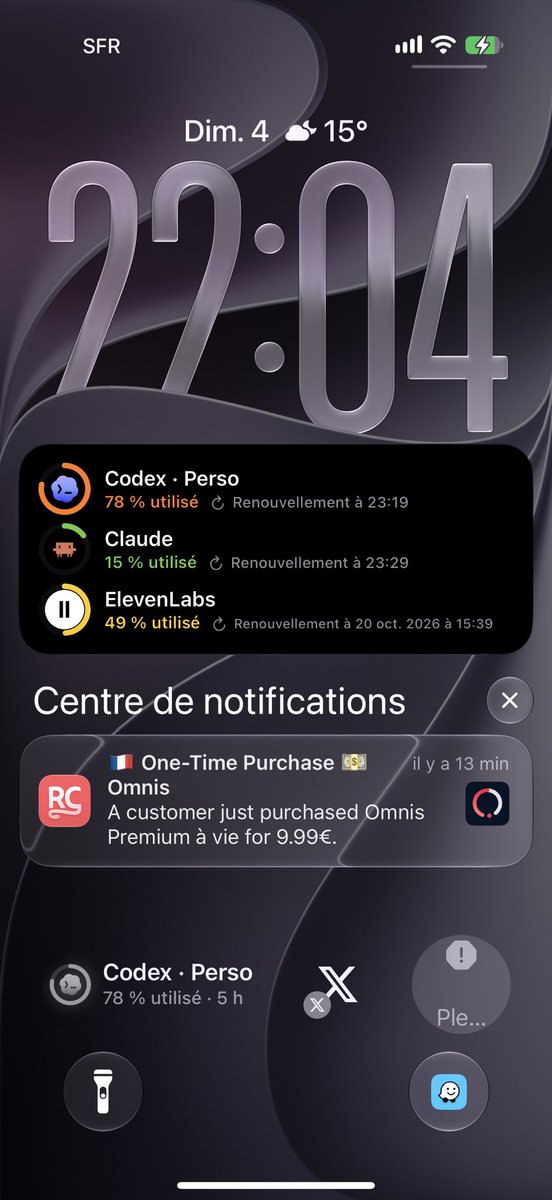 elnyne's tweet photo. premier achat sur ma première app ! tellement content, l’utilisateur est en plus très satisfait donc ça me boost encore plus, n’oubliez pas -50% OFF pour les nouveaux utilisateurs 👇 https://t.co/unLIPR2Uzn