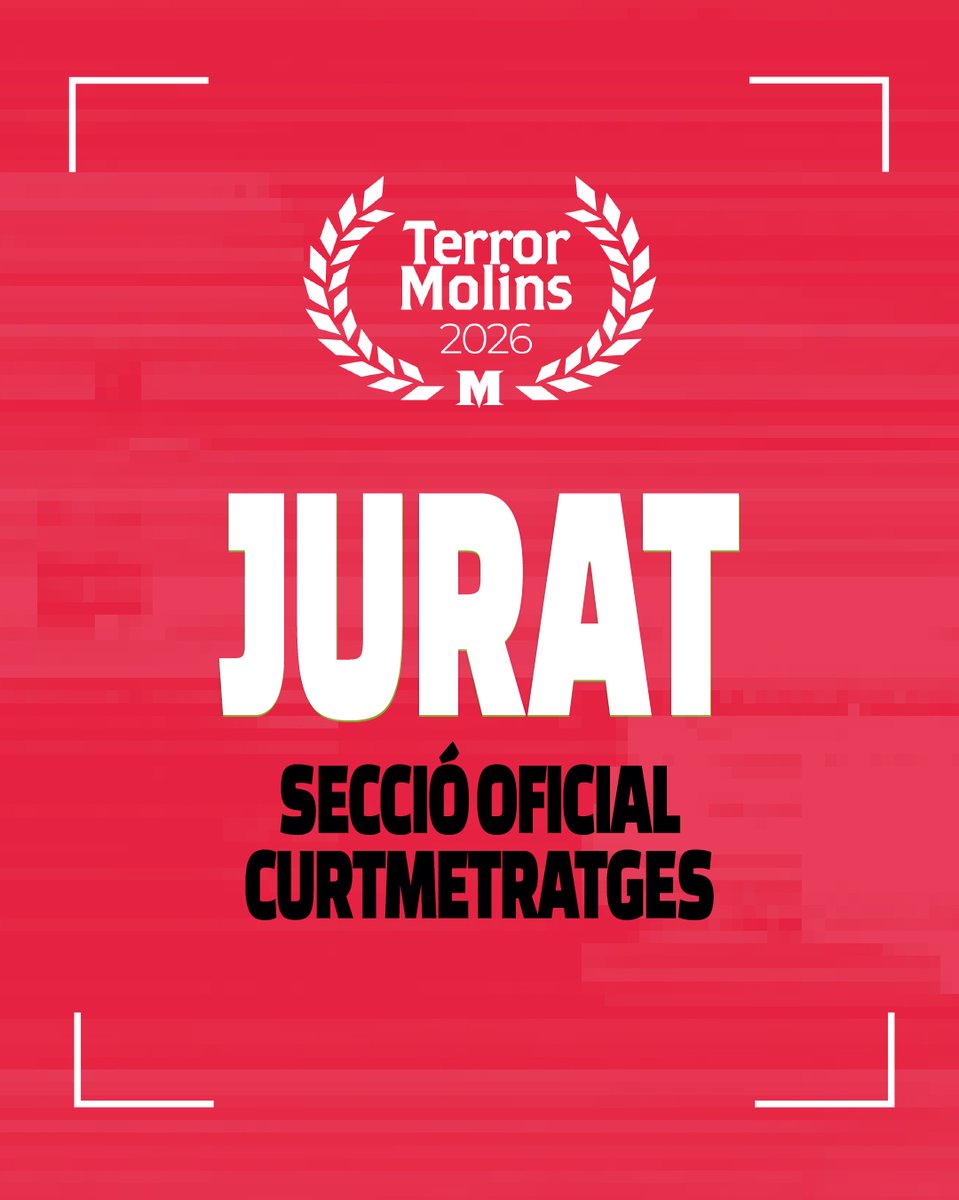 terrorMolins's tweet photo. 👁️ Jurat de la Secció Oficial de Curtmetratges:

Marie-Hélène Van Thuyne, Juan De Castro i Noemí Navarra seran els encarregats de valorar els curtmetratges del TerrorMolins 2026.

#TerrorMolins26 #Curtmetratges https://t.co/bAWrIwVNKB