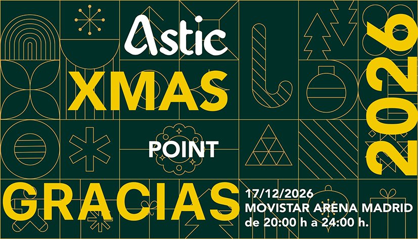 _ASTIC's tweet photo. Queremos dar las gracias a todos los socios y socias de ASTIC por la increíble acogida del Xmas Point.

En tan solo una semana hemos llenado el aforo y ya no quedan plazas disponibles.

Gracias por vuestra confianza, por acompañarnos y por hacer que esta celebración sea, un año más, tan especial.

¡Nos vemos en el Xmas Point!

#ASTIC #XmasPoint #Gracias