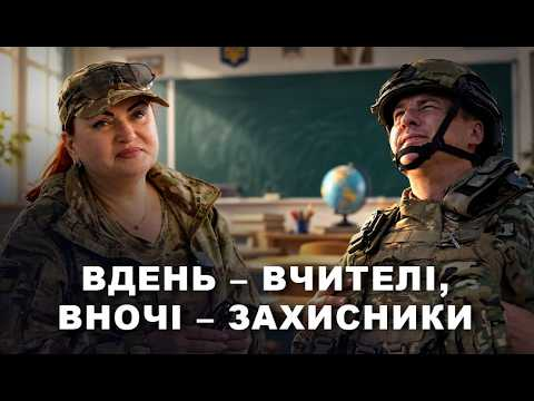3zppyj's tweet photo. Після уроків — на бойове чергування 🇺🇦💙💛 Учителі Андрій Сірий та Олена Гиренко поєднують роботу з дітьми й захист Києва у складі добровольчого формування №42. https://t.co/LcXvVNZjVW