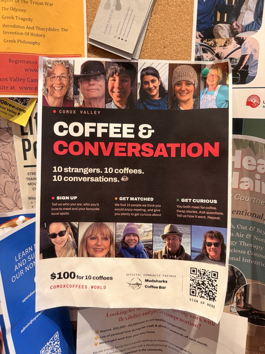 maxinemayc's tweet photo. Took a 8 week AI class and made this my capstone project: a little side quest to get offline and meet people in my community.

300+ people signed up and paid  in < 3 months.

Don’t forget the simple magic of sitting across from a stranger and seeing where the conversation goes. https://t.co/gkPla1Fv0p
