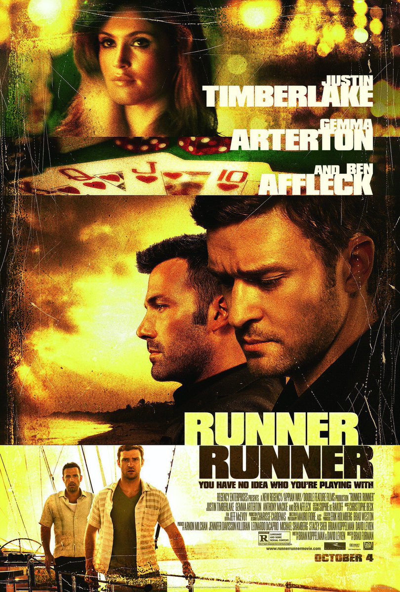 FilmNewsNos's tweet photo. 🎬MOVIE HISTORY: 13 years ago today, October 4, 2013, the movie ‘Runner Runner’ opened in theaters!
#JustinTimberlake #GemmaArterton #BenAffleck #AnthonyMackie #MichaelEsper #OliverCooper #ChristianGeorge @YulVazquez #JohnHeard #JamesMolina #LouisLombardi #BradFurman https://t.co/k7LwOwCHPR