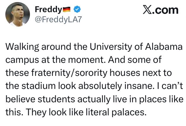 cszabla's tweet photo. why is this guy still roaming around middle america marveling at how “big” and “great” everything is, months after the world cup? got to be higher probability he’s being funded at this point to be doing this right? https://t.co/CVkZJ4oASG