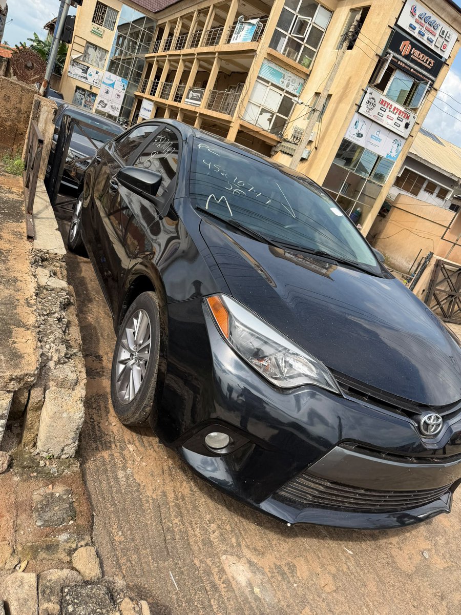 noksonautos's tweet photo. ‼️Toks 2015 Toyota corolla Premium
Premium 💯 // Keyless entry
Black on Black Leather interior
SunRoof // Alloy Wheel
High Trim // Premium Sound
August 2026 Entry

#NoksonAutos #NigeriaCars #Automotive https://t.co/w3X1W1rhHR