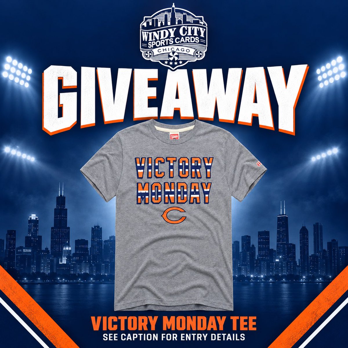 312SportsCards1's tweet photo. Victory Monday Giveaway! 
3️⃣ lucky #Bears fans takes home Da Shirt for Da DUB! 🐻⬇️

To Enter:

✅ LIKE &amp; RT 👍
⏰ Winners Announced - 10/7 https://t.co/GlSkUuDTrl
