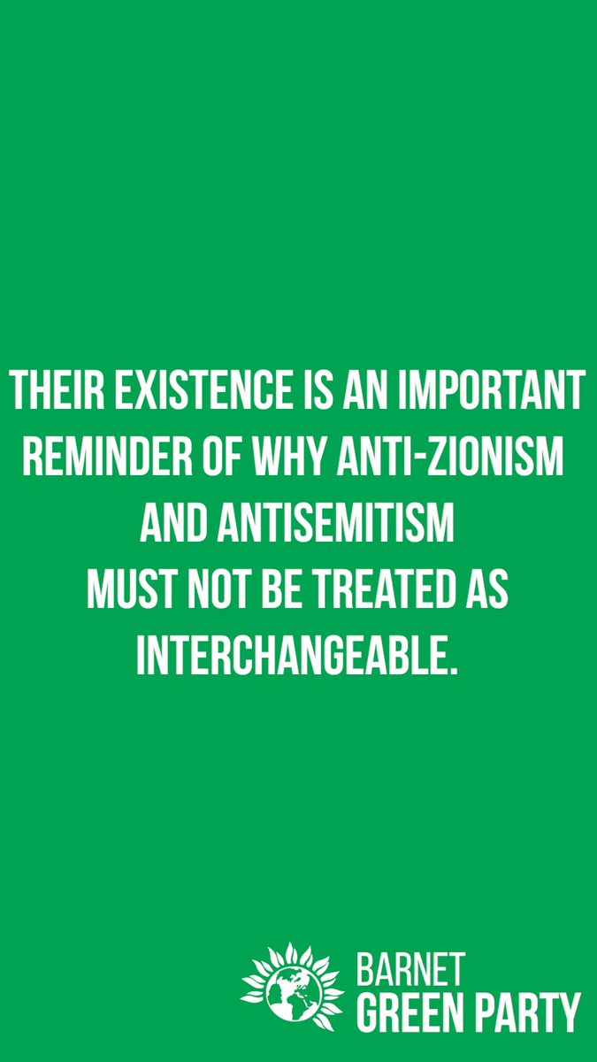 BarnetGreens's tweet photo. Statement on the motion "Zionism is Racism": (3/4)

#Barnet #GreenParty #GreenPartyConference https://t.co/EEw8zp62Cn