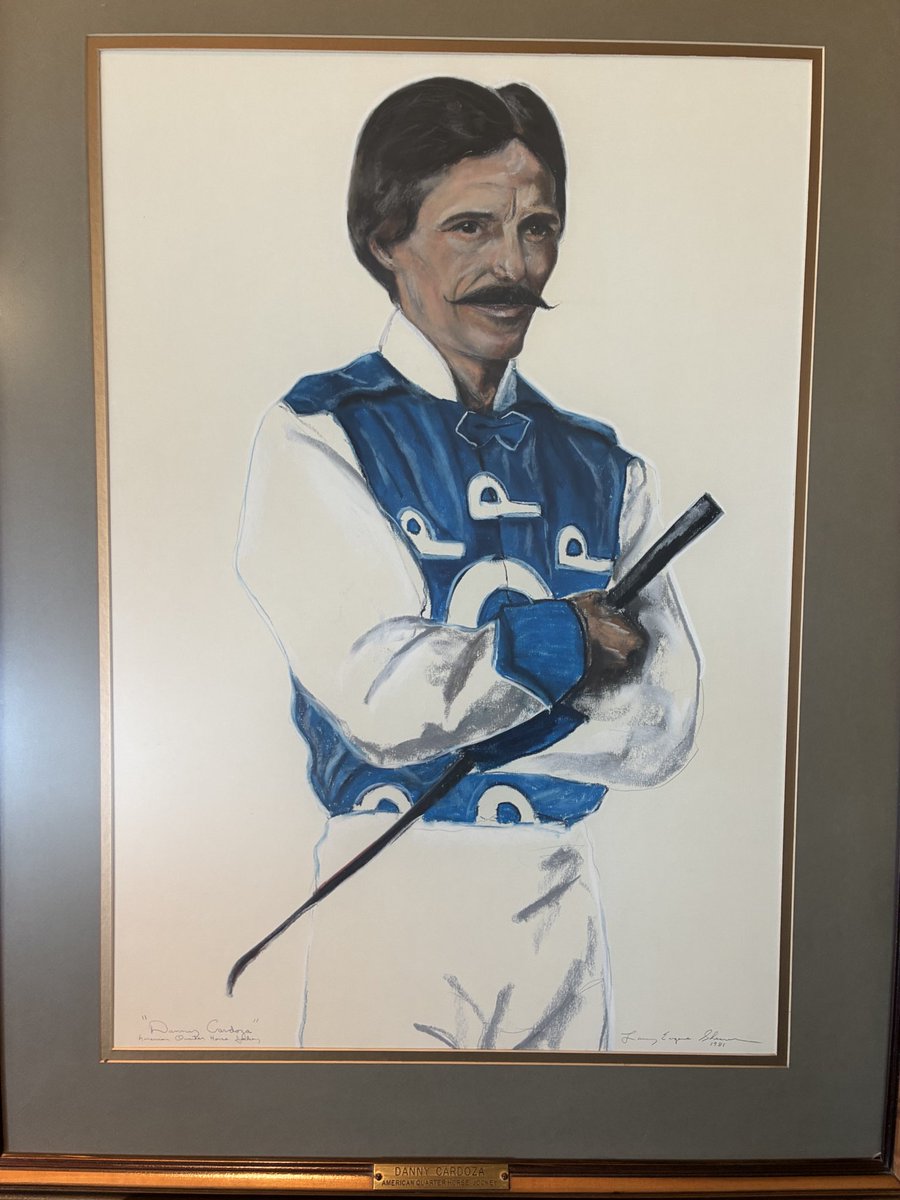 losalracing's tweet photo. Images from Saturday’s Celebration of Life for Hall of Fame horseman Danny Cardoza. The great Kenny Hart was in attendance to remember his great friend. They teamed up to win the All American Derby. “This is my favorite photo because I’m here with Danny’” Kenny said. @AQHARacing https://t.co/uzts73TLdo