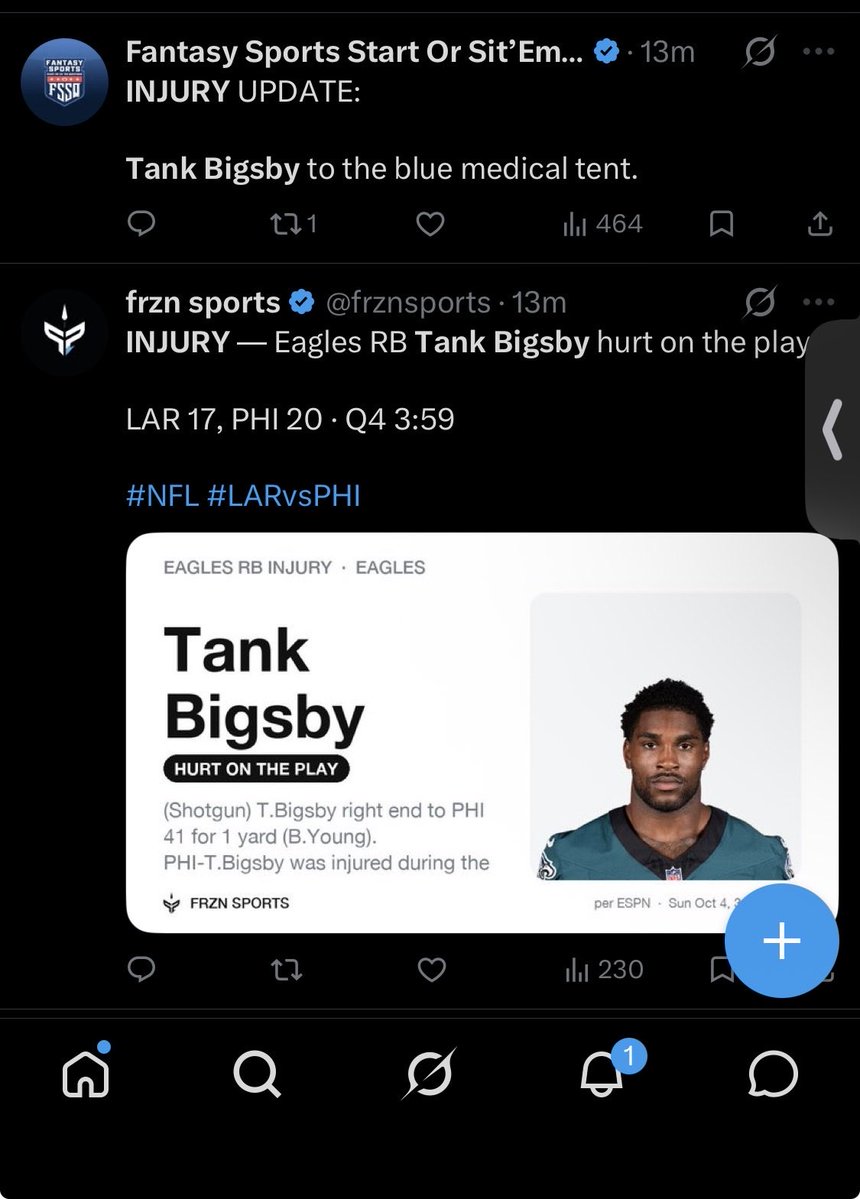 SahihOmari's tweet photo. @FanDuel_Support @FanDuel_Support  Tank Bigsby was injured immediately following my bet on his yards but there is no injury under review designation on my betslip. He was injured with 3:59 minutes left in the 4th and never re entered the game, and never returned. https://t.co/xdnI2rBR02