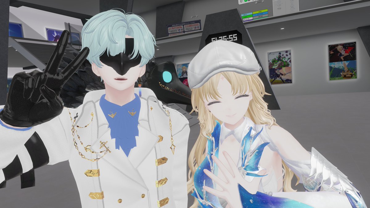fool_2212's tweet photo. ＃Vワット
❶ガイアとダイン
❷ニコさんと博士でニコニコ（撮影のオフショットみたい）
❸道化を救うダイン https://t.co/RGkn1FUgva