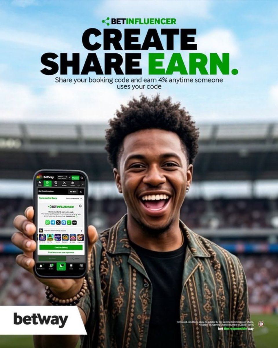 __lifeofOG's tweet photo. Want to earn some extra cash? 💰 Create your bet, share your code and earn 4% from qualifying wagers.
Build with 5+ selections at 1.10+ odds and generate your #BetwayBetInfluencer code.
https://t.co/msEFpBrjSr https://t.co/Pfe71nzPVC