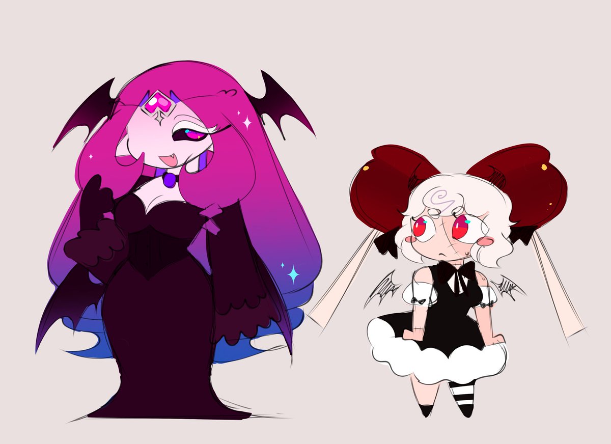 deepixeriii's tweet photo. candy apple and vamp eternal sugar designs for a video https://t.co/oZAlsfIApo