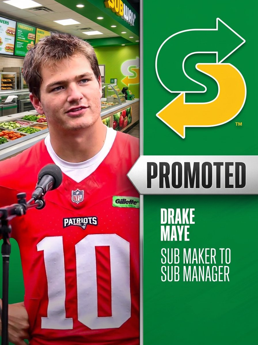 PrizePicks's tweet photo. 🚨 BREAKING: After today's performance Drake Maye has been promoted! https://t.co/ZXIa2bccXI