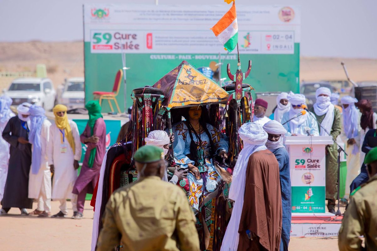visitnigerne's tweet photo. Clôture de la 59ᵉ édition de la Cure Salée à Ingall 🇳🇪 Un rendez-vous qui valorise le patrimoine, les traditions et le savoir-faire des communautés nigériennes 🙏
#curesalee2026 #ingall #visitniger https://t.co/wbYa3wcYQb