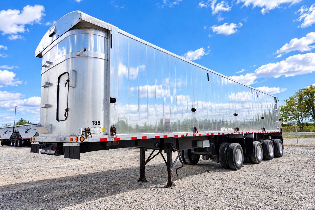 TransitTrailer's tweet photo. 2014 COBRA QUAD AXLE DUMP TRAILER
Looking for a reasonably priced quad axle dump trailer? This 2014 Cobra Quad Axle Dump has just been traded in and is available now.
FEATURES:
✅ Tridem Air Ride Suspension with Steer Lift Axle
✅ Man Door for Easy Access Inside the Box
✅ (3) Grain Doors
✅ Manual Side Roll Tarp
✅ Aluminum Wheels
✅ Steel Frame Recently Painted
A solid used dump trailer with the features you need for grain and bulk hauling.
📞 Call Mike today: 1-877-995-5999
📧 Email: hello@transittrailer.com
🌐 Visit Transit Trailer
Just traded — contact us today for pricing and more information!
#ontag #ontarioag