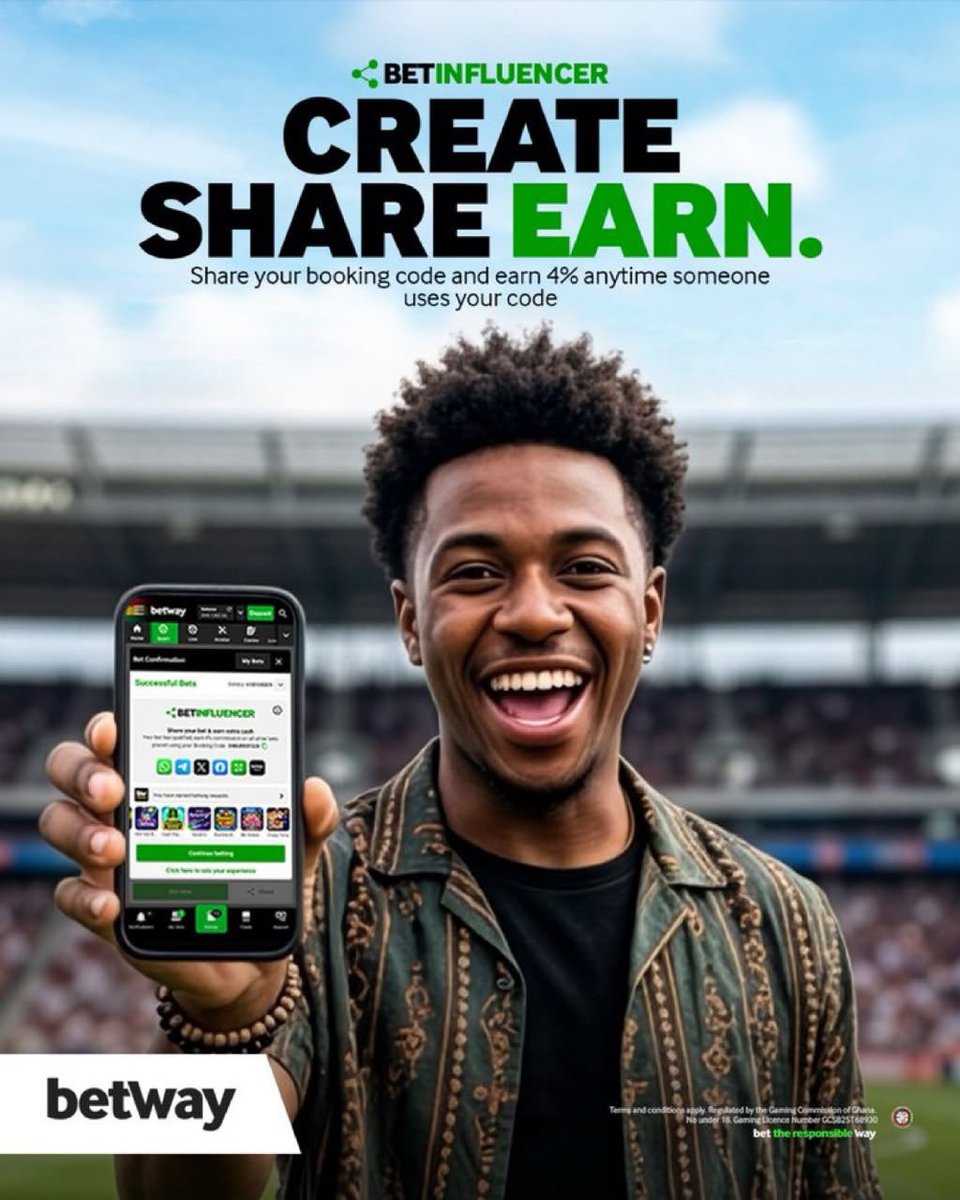 CEOTRENCHBOSS's tweet photo. If you need cash #BetwayBetInfluencer got you,just build a bet with 5 selections with each up to 1.10+ odds
👇Start earning by visiting https:// https://t.co/RETdsotzKe https://t.co/ThazD5UB2I