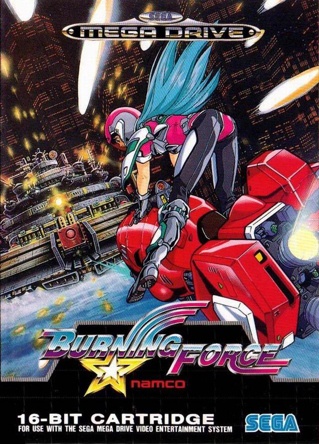 珍品 ナムコ バーニングフォース メガドライブ 短冊ポスター 緋翠/かりん on X: 