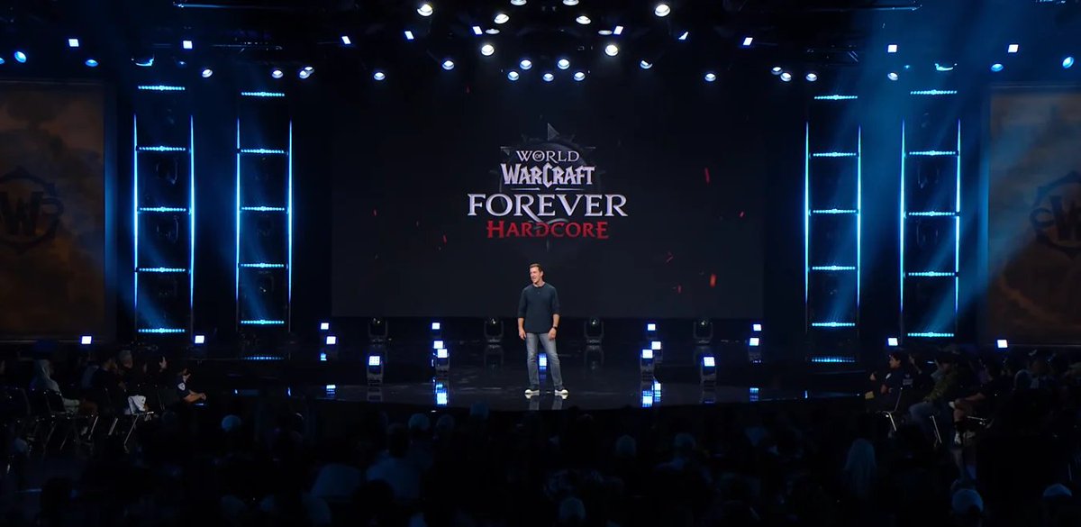 VGTForever's tweet photo. Hardcore mode is coming to WoW Forever this winter, shortly after the 4 Nov launch. Are you rolling hardcore or playing it safe? #WoWForever #Hardcore #VGTForever https://t.co/FIHvgmevgR