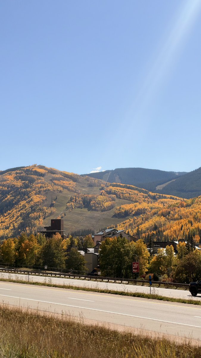 JorgeURQUICO's tweet photo. Vail in October is basically the mountains flirting with you. Golden everywhere, cold enough for a jacket, warm enough for a patio. I get why people come for winter… but fall is the secret. 🍂 https://t.co/v5vH9p5S9H
