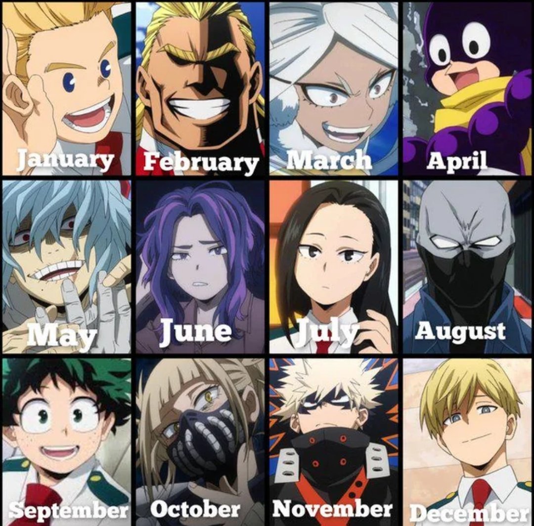 Mangaic2's tweet photo. You get to spend a full day with a character based on your birth month, How much fun are you having? 🤔 https://t.co/VetIkrdZTi