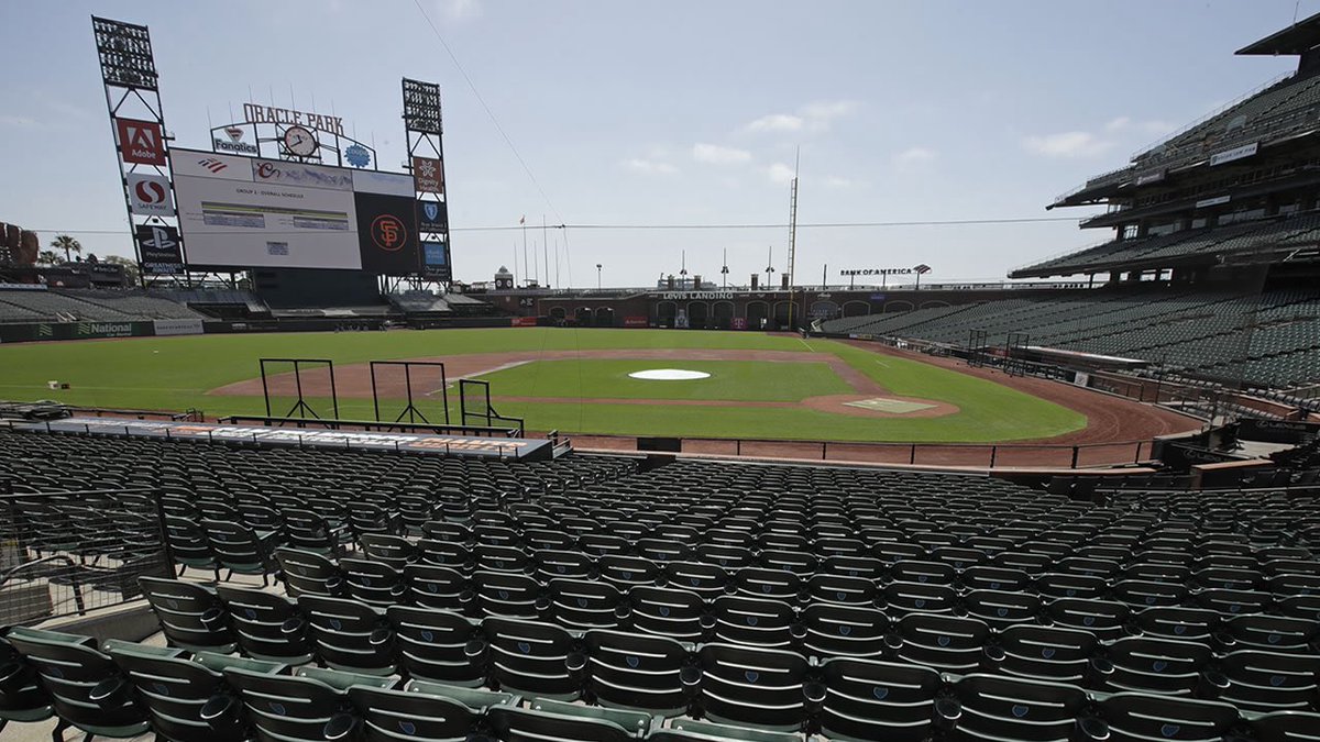 wixon2001's tweet photo. @EldridgeIsKing Lmao I’d ask why there’s no one in the stands at Oracle… then I remembered it’s October baseball https://t.co/cbHeTejTxX