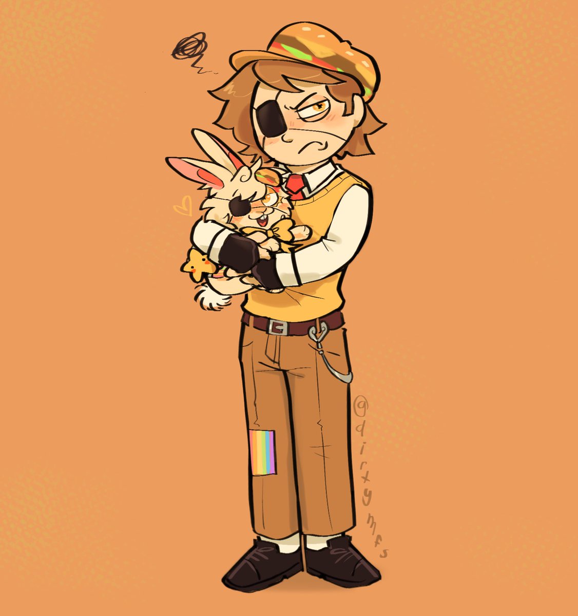 DirtyMfs's tweet photo. 2 Morty OC comissions for two awesome people! Mwah~ 🧡💛 
timid Morty for: @rickkcest 
Burger EM for: @EmBurgernFries https://t.co/mamAqmwjte