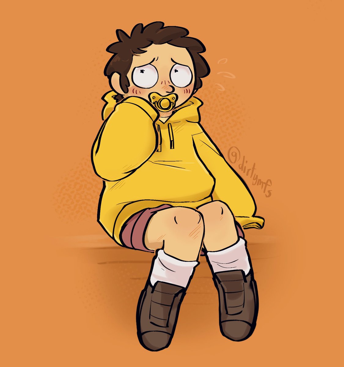 DirtyMfs's tweet photo. 2 Morty OC comissions for two awesome people! Mwah~ 🧡💛 
timid Morty for: @rickkcest 
Burger EM for: @EmBurgernFries https://t.co/mamAqmwjte