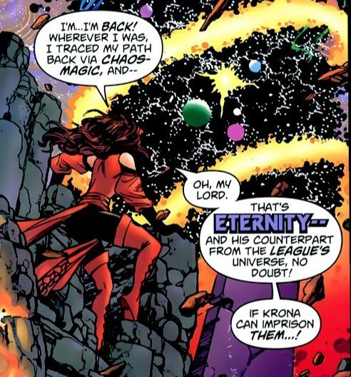 House0fWanda's tweet photo. Wanda's role in the Avengers/JLA crossover event was so good https://t.co/oABBsckpye
