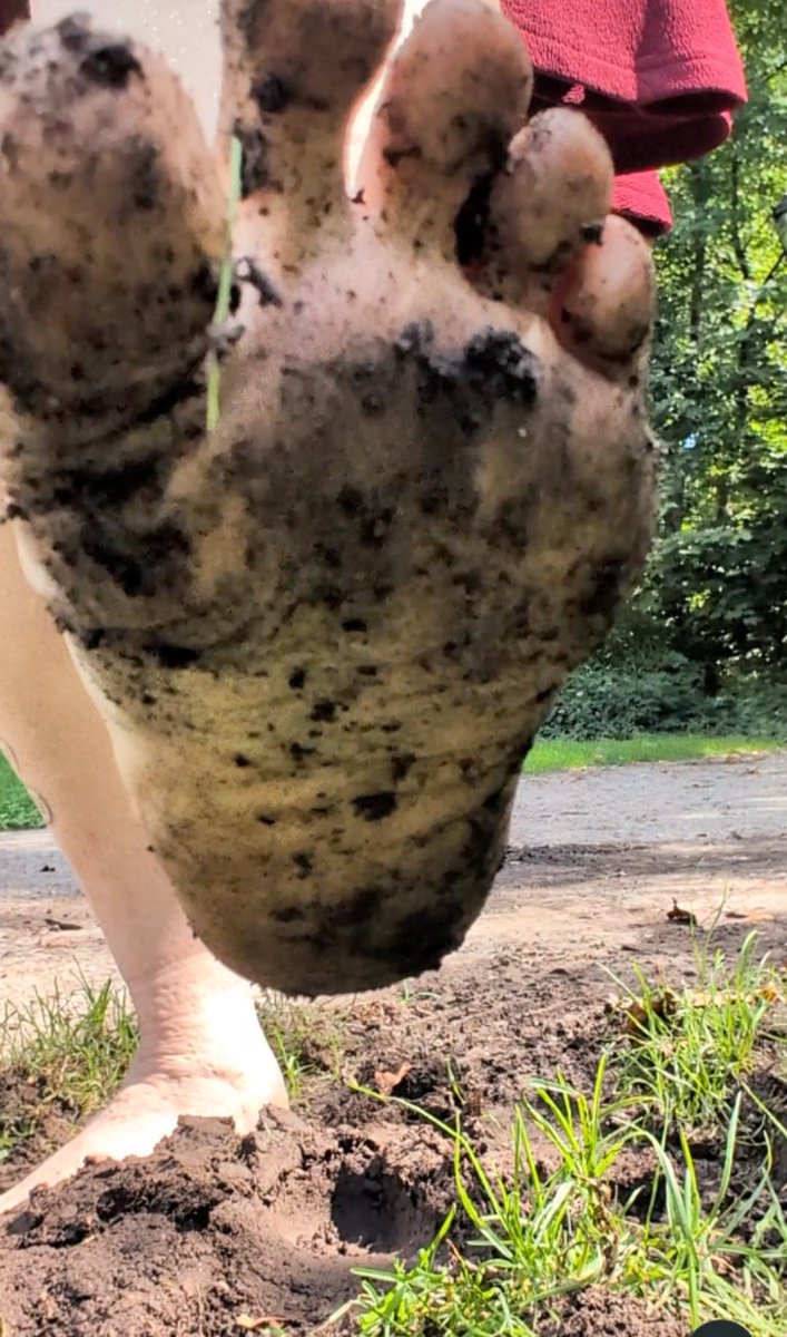 GoddessMoonSole's tweet photo. Trying to get in as much time touching grass (and mud) as I can before it's too cold 
#barefeet #barefoot https://t.co/ojUEkWvrcO