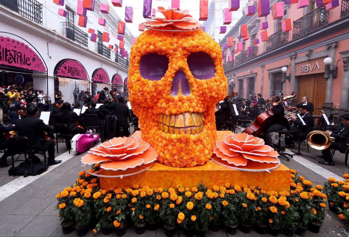 rimoba's tweet photo. 🎃🌼 ¡Toluca ya vive la magia de la Feria y el Festival Cultural #Alfeñique2026!

Hoy inauguramos una de nuestras tradiciones más queridas, que llena de color, música y memoria nuestros espacios más emblemáticos. https://t.co/XeLvAqHPHE