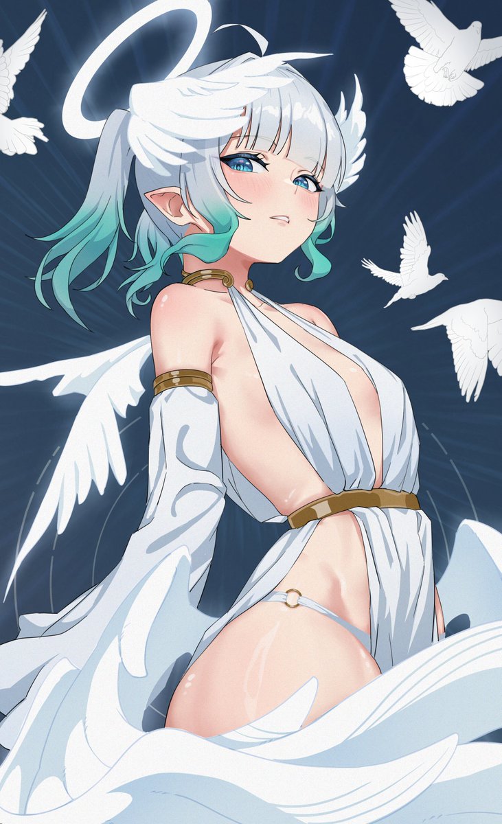 LunarisBloom's tweet photo. Day 4 Angel Minto 
Got a bit too ambitious on this one but I liked it  #Fantography https://t.co/ujM79yZxry