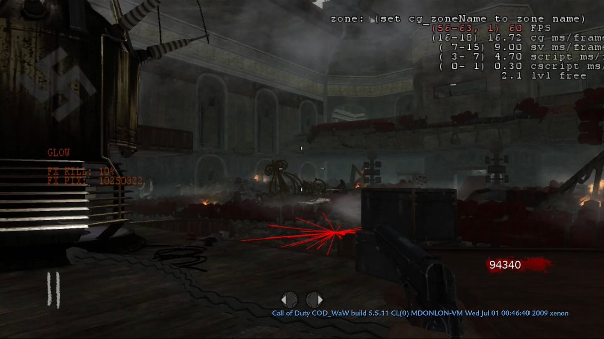 MrDalekJD's tweet photo. First EVER Images of Kino der Toten in World At War Zombies originally planned for DLC 4 have leaked online in a Pre-Alpha version 😮 (via Captain Bushbum on YouTube) https://t.co/49FDfCDjPM
