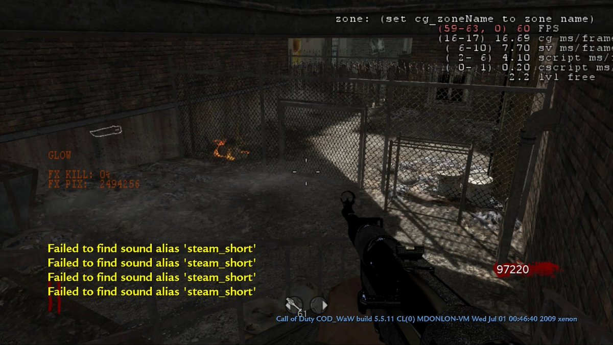 MrDalekJD's tweet photo. First EVER Images of Kino der Toten in World At War Zombies originally planned for DLC 4 have leaked online in a Pre-Alpha version 😮 (via Captain Bushbum on YouTube) https://t.co/49FDfCDjPM