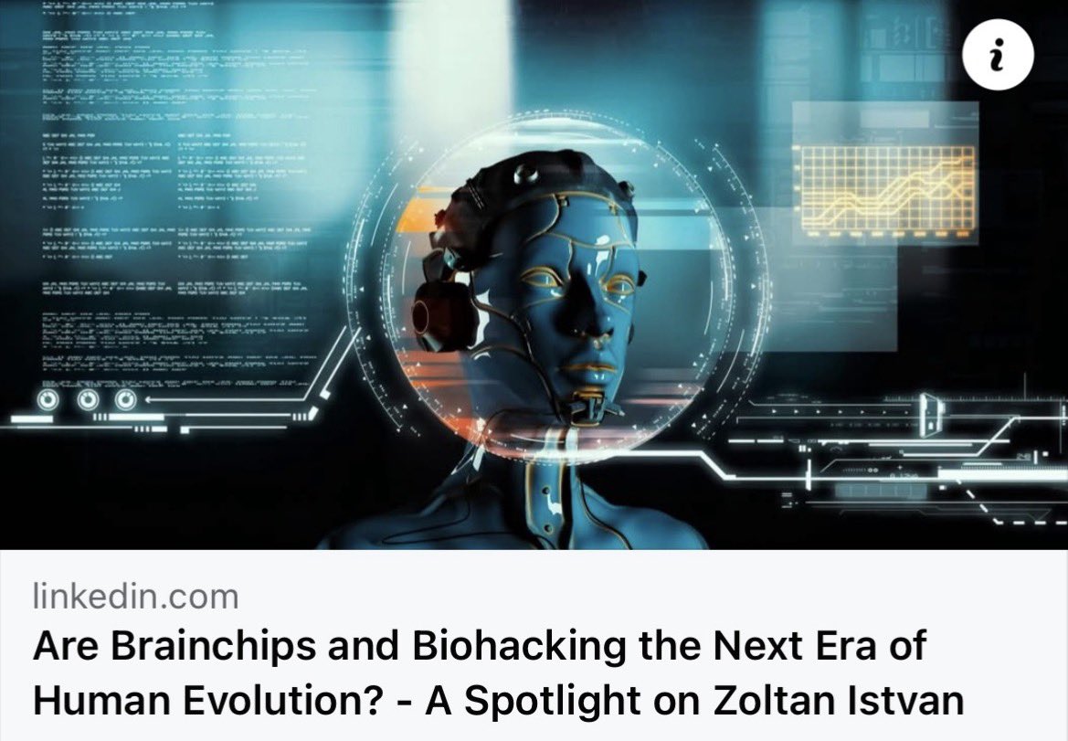 zoltan_istvan's tweet photo. A new story out on my work by Anita Nowak: https://t.co/QHBFRUzB55 https://t.co/WQzhEinDe2