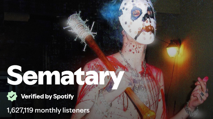 HauntedAuraa's tweet photo. 🚨 SEMATARY HAS PASSED NETTSPEND IN MONTHLY LISTENERS ON SPOTIFY 🚨 https://t.co/dImk4BCg40