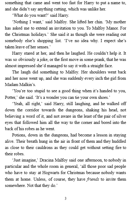 NWBroJaneway's tweet photo. Chapter 8 of the first book of the Malfoid saga. It's time to emotionally damage you. https://t.co/1V9Qyj6ayE If this is your first time. Go to Chapter Index. And click the first chapter. Then click go. https://t.co/g4xqjzaeF1