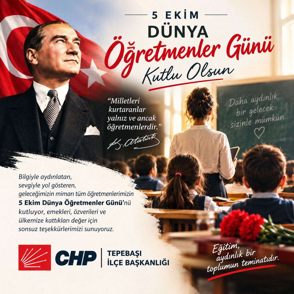 chptepebasiilce's tweet photo. #5EkimDünyaÖğretmenlerGünü https://t.co/AKiEWv7rSk