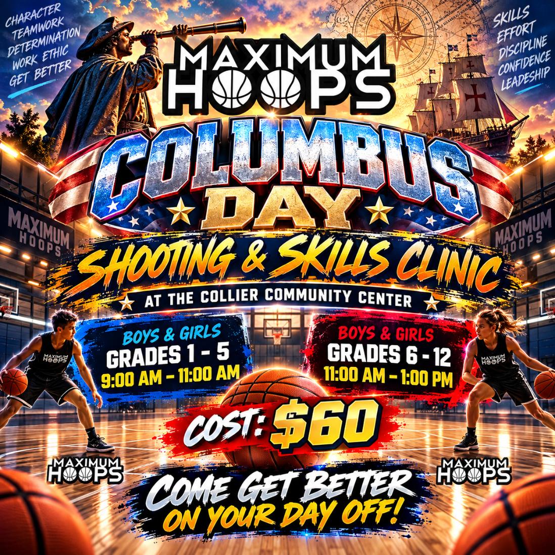 MaximumHoops's tweet photo. Columbus Day Shooting &amp; Skills Clinic 
Off From School On Columbus Day? 
GET BETTER WITH COACH B! https://t.co/5ftZcDBP2k 

#southfayette #canonmac #mtlebanon #montour #thomasjefferson #baldwin #pittsburgh #basketball https://t.co/0NzDDrl0I7
