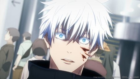 JumJumSDH's tweet photo. Let's see: 

Yuji: unrequited crush (altho it's cute)

Sukuna: stalker who sukuna outright rejected

Dabura: had more chemistry w/ mahoraga than this 3 sec. Interaction 

Gojo: the most profound love story in the series but we're choosing to sleep on it cause it's gay https://t.co/c3Q4CpoyDx